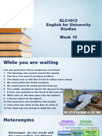 Elc1013 Week 10