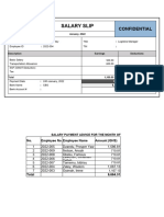 Pelirene - Pay Slip 6