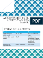 Alimentación en El Adulto y Adulto Mayor