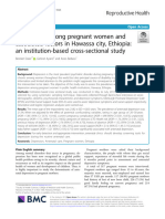 Depression Among Pregnant Women and Associated Factors in Hawassa City, Ethiopia: An Institution-Based Cross-Sectional Study