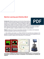 Aprendizaje Automático Aplicado A La Robótica Móvil