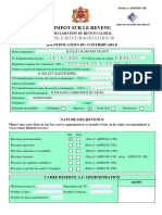 Formulaire de Déclaration de l'IR À La Source 11111111111111