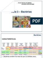 Aula 3 Bacterias Características e Morfologia e Reprodução Das Bacterias