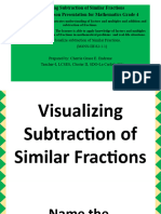 MATH 4 PPT Q3 - Visualizing Subtraction of Fractions