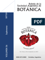 XXXVIII Jornadas Argentinas de Botánica