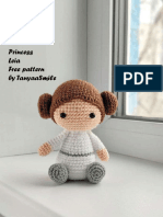 Crochet Princess Leia Star Wars PDF Amigurumi Pattern