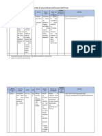 Matriz de Selección de Artículos