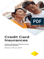 Credit Card Insurances Pds Info Booklet