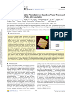 2018 - Highly Stable Perovskite Photodetector Based On Vapor