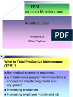 TPM - Total Productive Maintenance: An Introduction