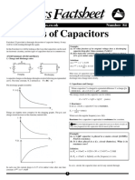 Uses of Capacitors