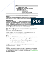 6.4. Grievance and Reconciliation Policy