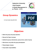 Topic 5 - Group Dynamics