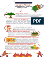 Infografía Simulacro de Incendios Ilustrado Rojo y Amarillo