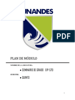 Plan - Modulo - Seminario de Tesis