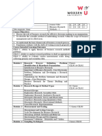 BRM-1 Syllabus For Students COURSE OUTLINE