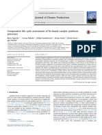 Ref - Paper - Comparative LCA of Ni-Based Catalyst Synthesis Processes