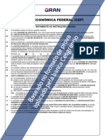 Cef Caixa Economica Federal 5 Simulado Tecnico Bancario Novo Pos Edital Folha de Respostas