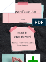 Types of Assertion 1