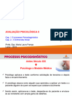 Aula 3 - O Processo Psicodiagnóstico e A Entrevista Inicial