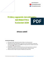 Probna 8klasa 2024 Arkusz