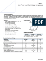 Low Power Low Offset Voltage Comparators: General Description