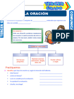 Clases de Oraciones para Tercer Grado de Primaria