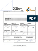 Procedimiento de Mantencion y Reparacion de Luminaria Publica