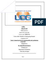 Comparison Between OMC and Coordination Compounds