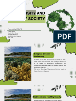 Biodiversity and Healthy Society