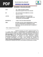 Informe N°001-2024 Levantamiento de Observaciones Contratistas