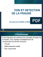 Prevention Et Detection de La Fraude - Cesag