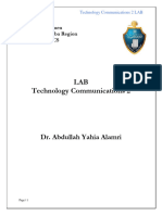 Technology Communications 2 LAB 2022