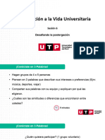 S06.s1 Desafiando La Postergación PDF