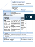 Sesión de Aprendizaje: I.-Datos Informativos