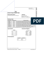 74AC00 - 74ACT00 Quad 2-Input NAND Gate: General Description Features