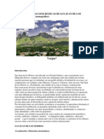 Caracteristicas Geográficas de San Juan de Los Morros