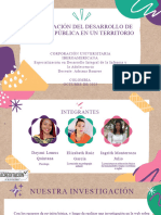 Actividad 6 - Presentación Del Desarrollo de Política Pública en Un Territorio