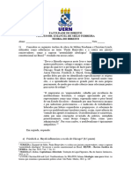 Prova I - Teoria Do Direito - 2024.1-1