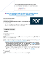 Chong Lek Engineering Works SDN BHD V PFCE Integrated P