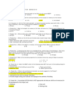 Pre Board Examination (Day 3) Questionaire