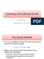 IS LM Summary