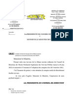 Lettre Au PCD Au MINFI Pour CR 26e CD