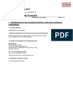 MSDS - Greensoda 1000 Powder