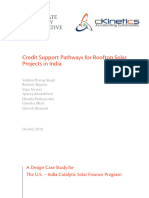 Credit Support Pathways For Rooftop Solar Projects in India