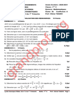 Maths 1erec Seq2 Lycee Classique Edea 2020 2021