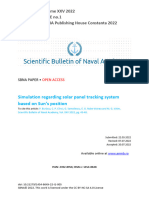 Simulation Regarding Solar Panel Tracking System B