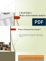 Chapter 1. Basics of Investment Analysis