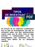 Tipos de Investigacion 2019