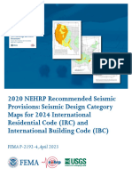 Fema - P 2192 Nehrp Provisions Seismic Design Maps 2024 Irc Ibc